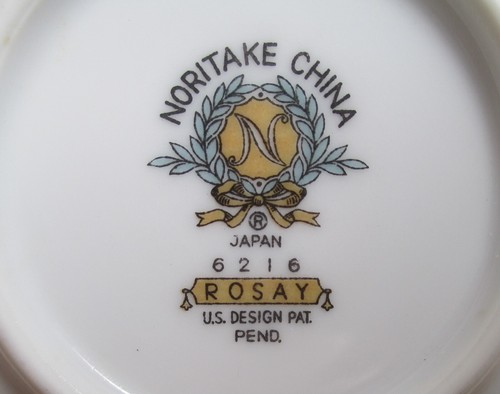 Pretty Noritake Bone China Butter Dish , "ROSAY", #6216, Like New, Great Present - Picture 3 of 3