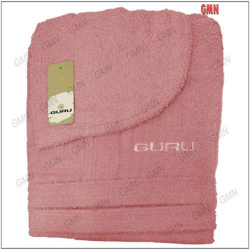 Accappatoio da uomo donna in spugna GURU con cappuccio e tasche S M L XL XXL per - Foto 6 di 15