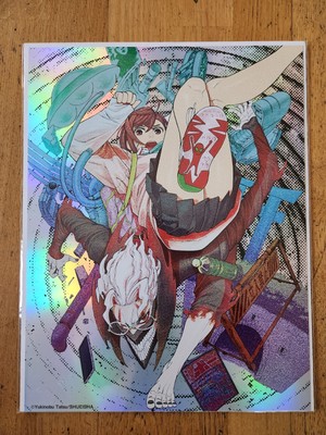 Anime Expo 2025 DanDaDan Viz Media Holographic Aurora Print Momo Okarun