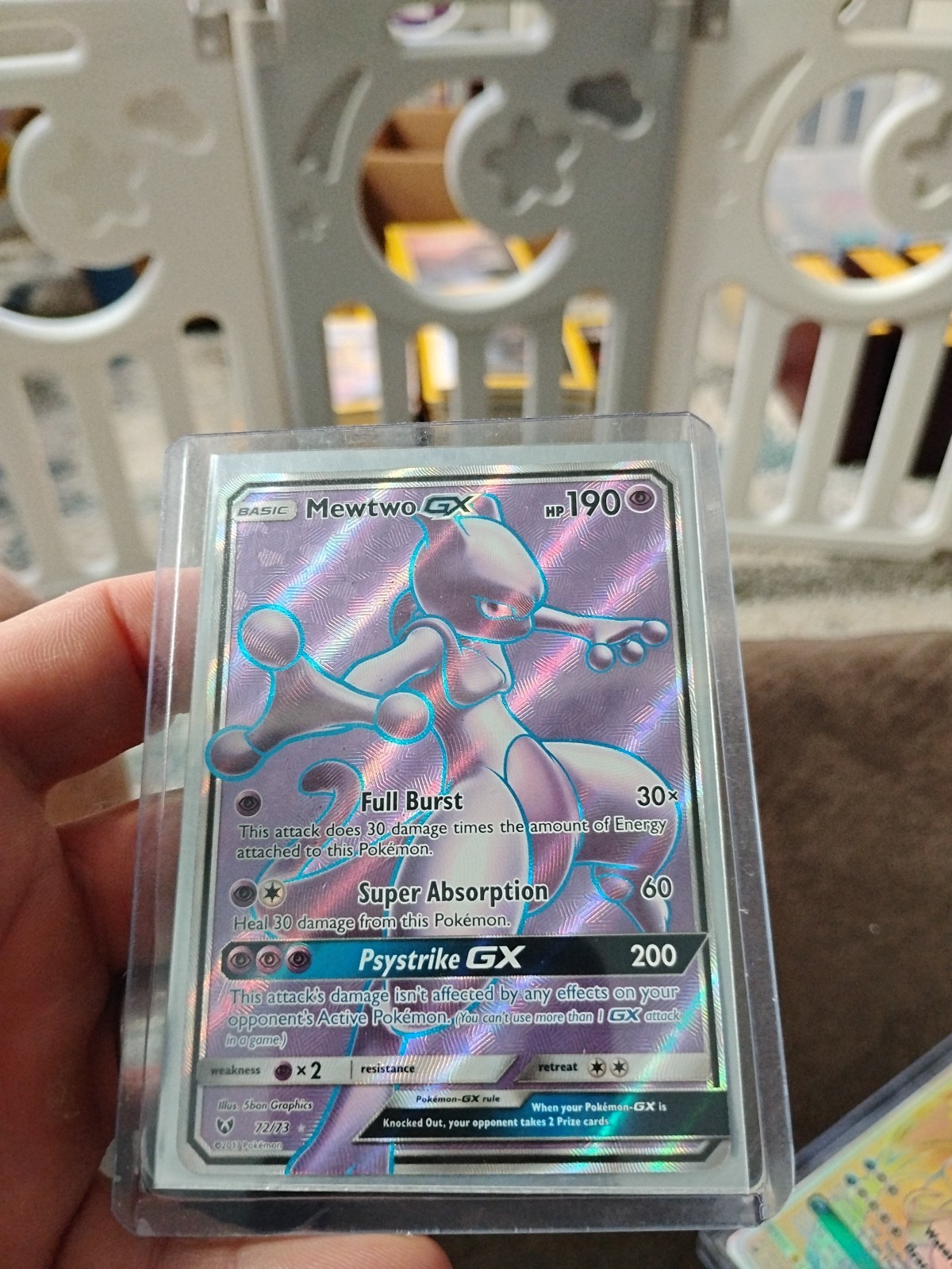 Mewtwo GX (Full Art) 72/73 Shining Legends Holo