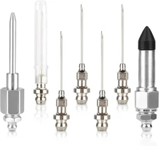 7PCS Grease Gun Needle Accessory Set, 5 PCS Silver-7PCS 