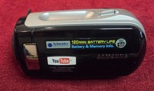 Samsung Camcorder Schneider Kreuznach 34x Zoom Untested No Charging Cord