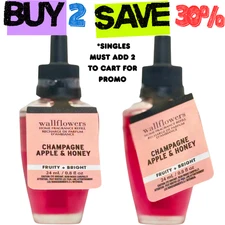 Champagne Apple & Honey Wallflower 1 Refill - Bath & Body Works 0.8 oz –