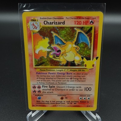Pokemon Celebrations Charizard Holo Rare Card 4/102 NM | eBay