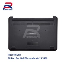 New For Dell Chromebook 13 3380 Black Laptop Bottom Cover Base Case THCRY 0THCRY