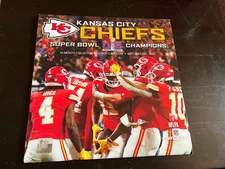 KANSAS CITY CHIEFS SUPER BOWL CHAMPIONS (LVIII) 2025 SPORTS WALL CALENDAR NEW