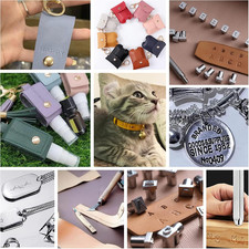 36 Pcs Letter and Number Metal Stamp Set, 1/20 Inch 1.5Mm Alphabet A-Z and Nu...