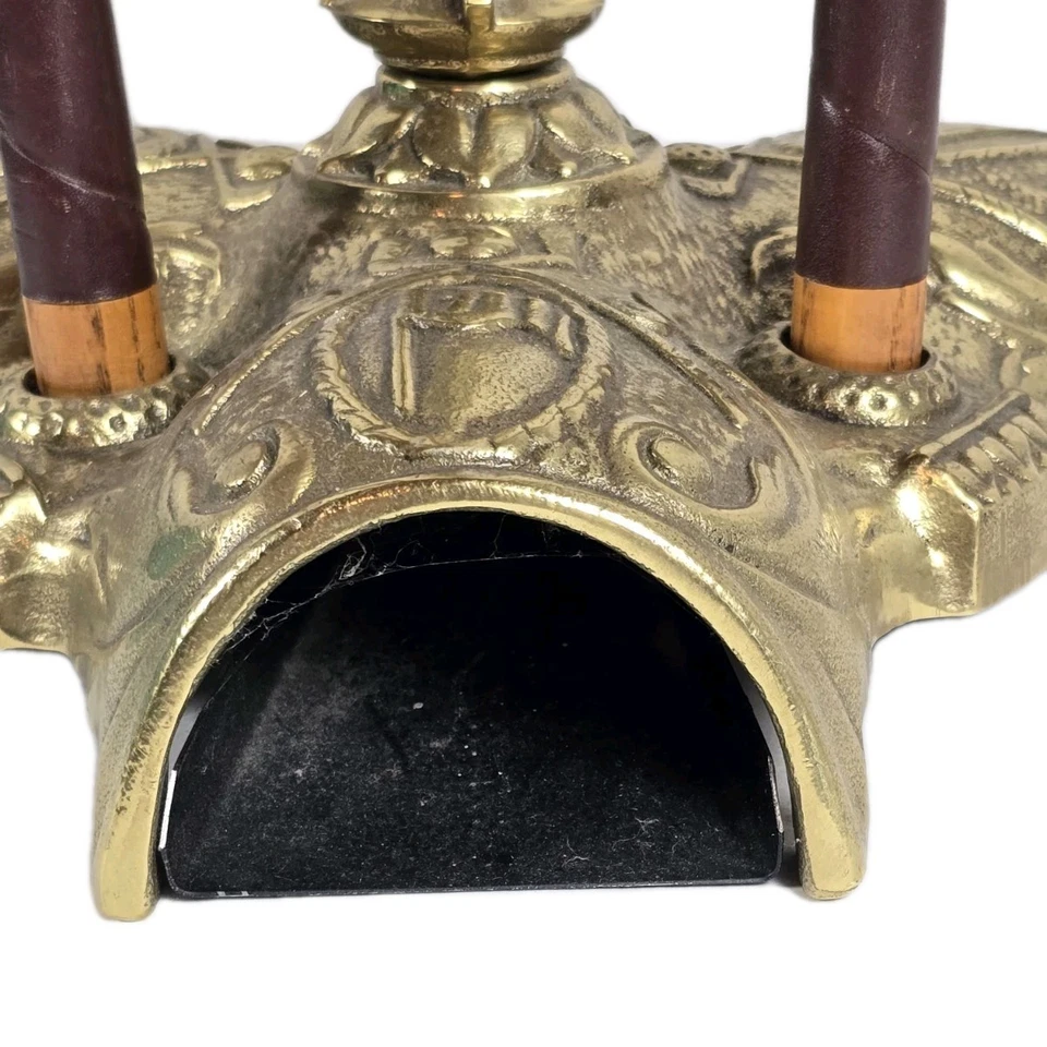 Soporte de putter de golf de latón para salón diseño Art Deco Foto 3 de 4