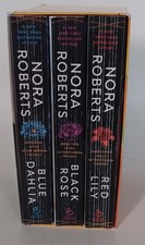 3 COMPLETE BOXED SET NORA ROBERTS BOOKS GARDEN TRILOGY SERIES BLUE DAHLIA LILY