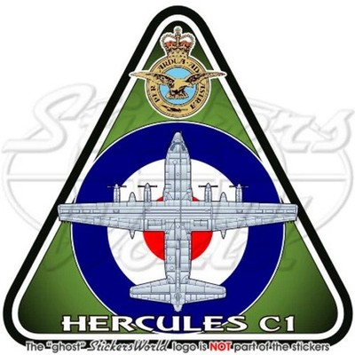 HERCULES C1 RAF Lockheed C-130K British Royal Air Force 95mm Sticker Decal