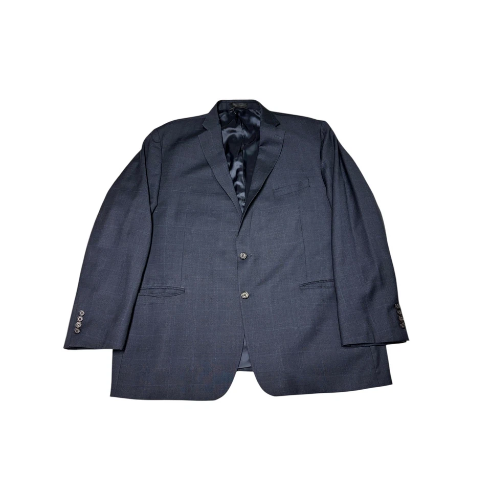 Ralph Lauren LAUREN Men's Charcoal Glen Plaid Wool Suit Blazer Pants Set 54L 48W - Image 2 of 4