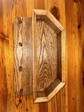 Solid Oak Coat Rack/kitchen Shelf Rack 