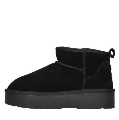 24W4151ANK04 REAL FUR Ankle Boots and Boots MASSIMO SANTINI Women Black Amv06_