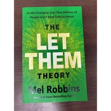 The Let Them Theory By Mel Robbins, Paperback.....