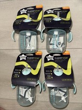 Tommee Tippee Superstar Weighted Straw Cup for Toddlers 8 Oz 6 Months LOT OF 4