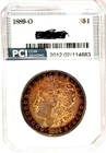 1889-O Rare Date Ch ++ / Gem BU  Lovely Album Toned Morgan Super Scarce Date