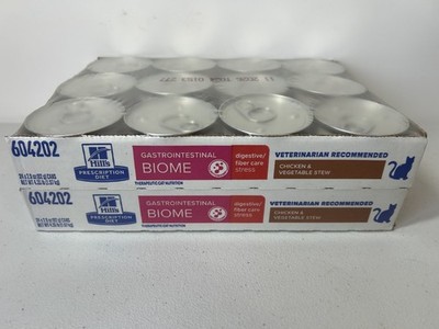 Hill's Diet Gastrointestinal Biome Chicken & Vegetable Stew Wet Cat Food 24 Cans