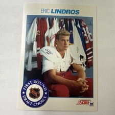 1991-92 Score First Round Draft Choice Eric Lindros #356
