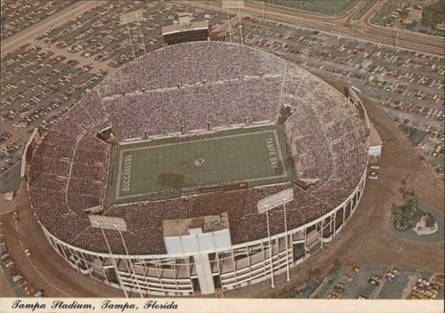 Tampa Stadium,Home of the Tampa Bay Buccaneers,FL Hillsborough County Football