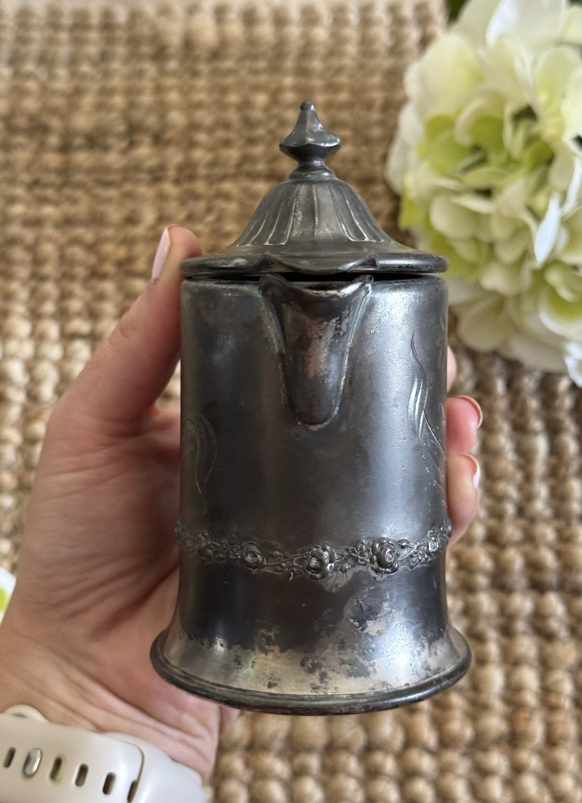 PAIRPOINT MFG. Co. Quadruple Plate. New Bedford, Massachusetts - Antique Creamer