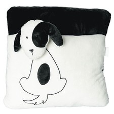 Scaldapiedi Cuscino Termico con cane 3D per Uso Domestico Nero