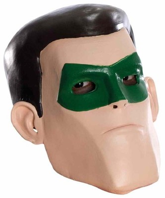 Hal Jordan Mask Green Lantern Superhero Halloween Child Costume Accessory