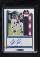 2023 Panini USA Baseball Stars & Stripes Jaden Woods (Blue Ink) Auto 10jr