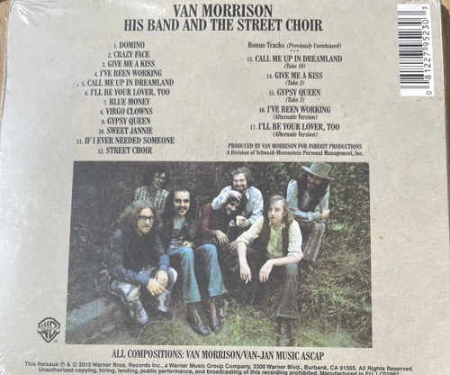 Van Morrison His Band and The Street Choir CD Remastered Album 2015 Brand New - Picture 2 of 2