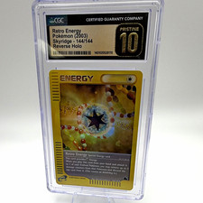CGC Pristine 10 Retro Energy Skyridge Reverse Holo 144/144 ENG 2003 POP 2 on eBay