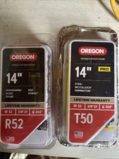 Chainsaw Chains-Two Oregon Chainsaw Chains Never Used. One Open Box One New