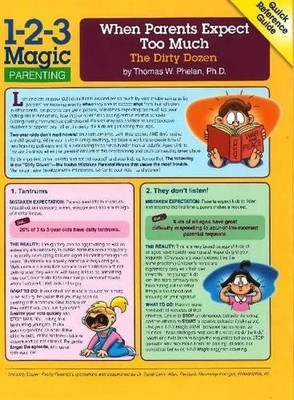 Thomas Phelan When Parents Expect Too Much (Pamphlet) Quick Reference Guides