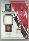 Nicolas Pepe 2021-22 Panini Impeccable EPL Materials 23/99 #IM-NPE
