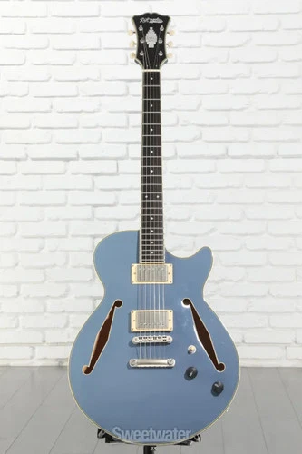 D'Angelico Excel SS Tour Semi-hollowbody Electric Guitar - Slate Blue