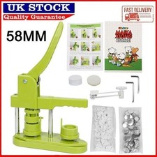 58mm Button Badge Maker DIY Badge Making Punch Press Machine 100 Button Part