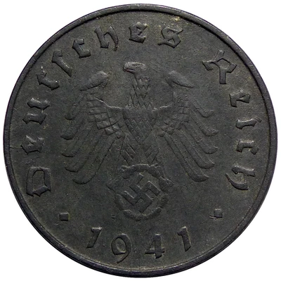 ALLEMAGNE 10 Reichspfennig 1941 D - Photo 1/2