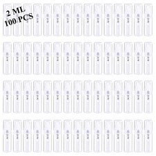 Mini Spray Bottle 100PCS 2ML Clear Plastic Empty Sample Containers Fine Mist ...