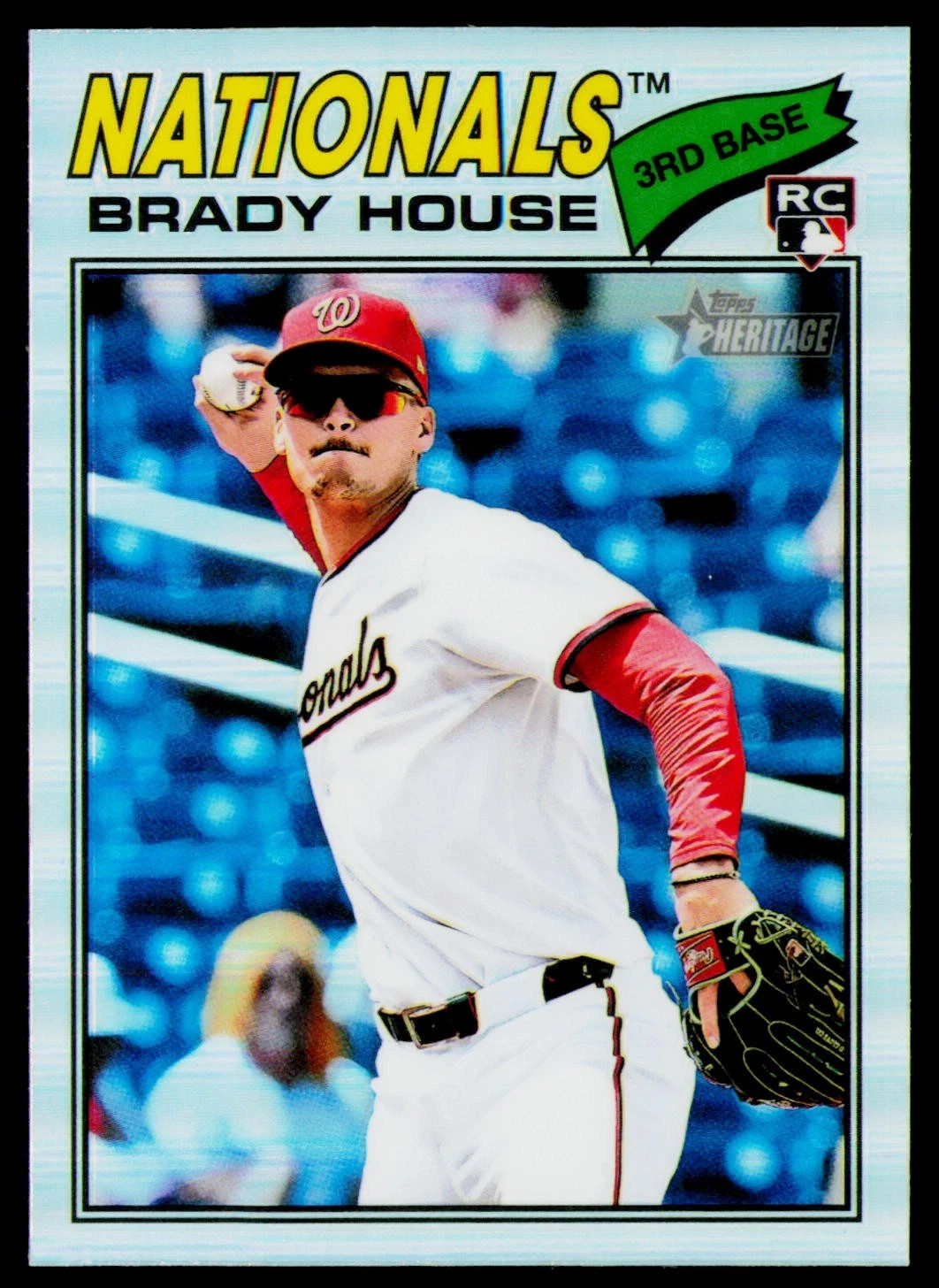 Brady House 2026 Topps Heritage #153 Chrome Refractor RC Nationals SP