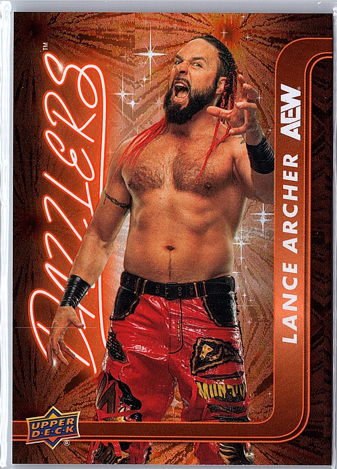2025 Upper Deck AEW #DZ-31 Lance Archer Dazzlers Orange