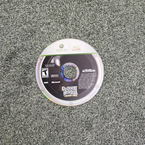 Guitar Hero III: Legends of Rock (Xbox 360) - Disc Only - Tested & Working