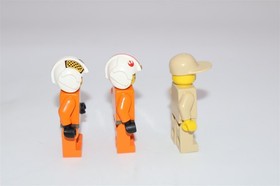 Lego 7140 / 7142 STAR WARS Biggs Darklighter X-Wing Pilot + Rebel Pilot + other
