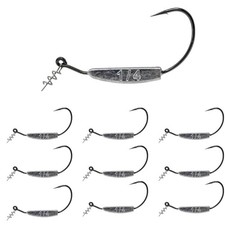 Weighted Swimbait Hooks 1/4oz 5/0 Hook Weedless Twist Lock 10 Pack