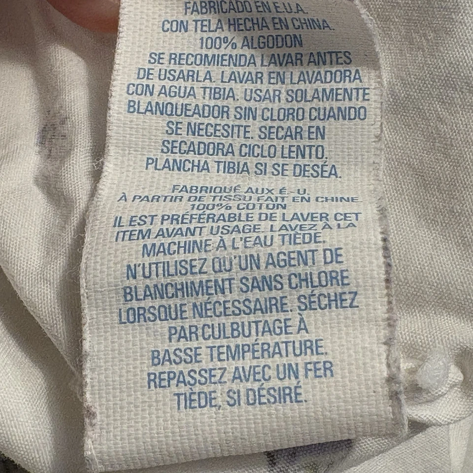 复古 Carter's John Lennon 适合动物园动物婴儿床床单 - 按原样出售 — 第 3/4 张图片