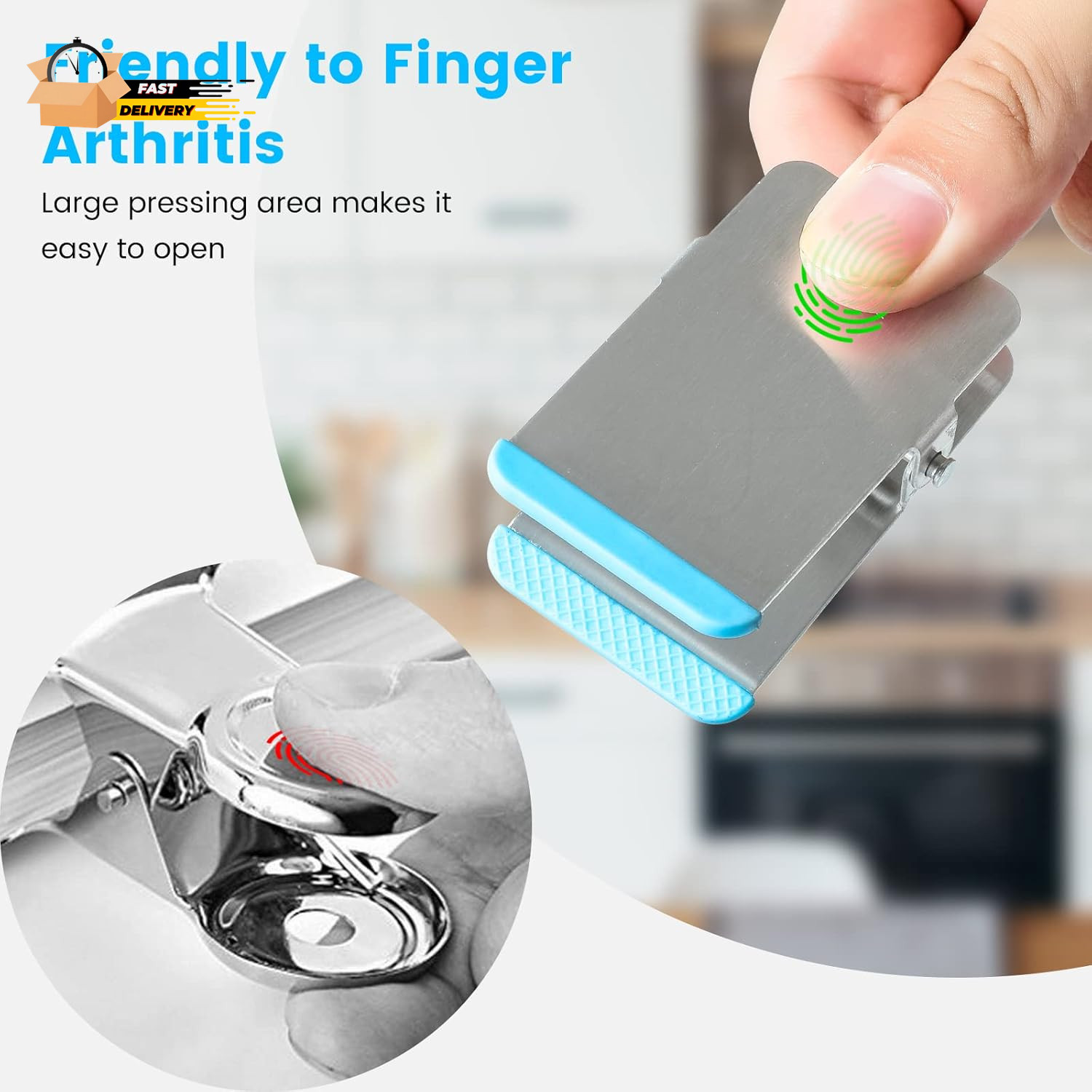 Bag Clips for Food, 6 Pack Metal Chip Clips with Colored Silicone, Heavy Duty C