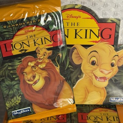 Disney's The Lion King 1995 Skybox Trading Cards Pack