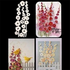 Matrices de coupe de fleurs en acier argenté créent superbes pour l'artisanat