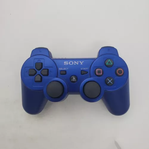 Sony PS3 Playstation DualShock 3 OEM Blue Wireless Controller Tested And Working