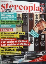 STEREOPLAY 2/89, JAMO CONCERT 5,ELAC EL 110,MIVOC 240.CANTON CARAT 40,ARES L 110