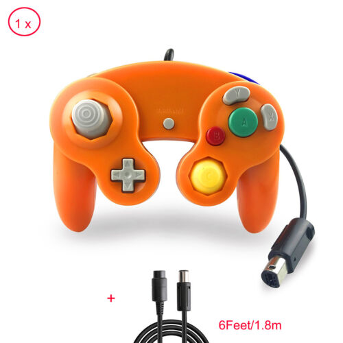 For Nintendo GameCube Console Wii U Switch PC Gamepad Controller 2 Pack US - Picture 66 of 68