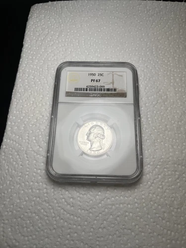 1950 Washington Quarter PF67 NGC Certified
