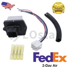 For Mitsubishi Lancer Outlander Heater Blower Motor Resistor Kit w/ Harness 
